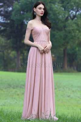     eDressit Pink Off Shoulder Bridesmaid Dress Formal Gown
