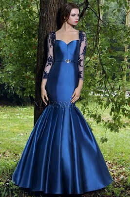 eDressit Elegant Blue Mermaid Night Occasion Dress