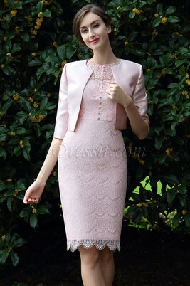 Pink Two Pieces Mother of the Bride Dress
